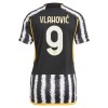 Camiseta de fútbol Juventus 2023-24 Vlahovic 9 Primera Equipación - Mujer